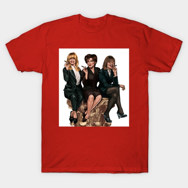 Three Goddesses T-Shirt by xandra-homes